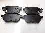 Image of Disc Brake Pad Set (Rear). A set of disc brake pads. image for your 2021 Toyota Camry  XSE Sedan 